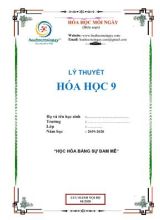 Lý thuyết Hóa học 9 - Năm học 2019-2020 - Hóa học mỗi ngày